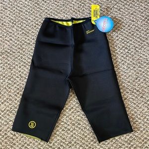 Hot Shapers Knee Length Pants - Black